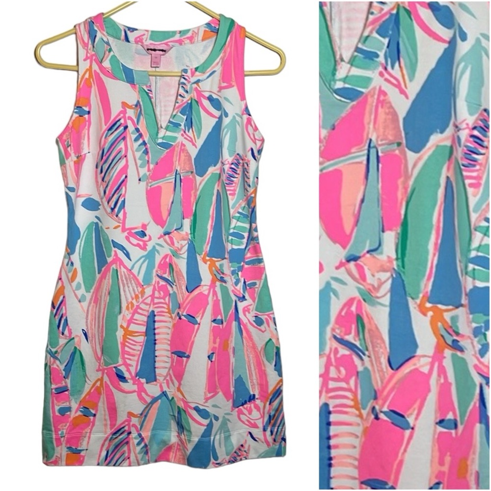 Lilly Pulitzer Estrada Out to Sea Flat French Terry Shift